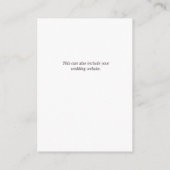 梅紫色ひまわり水彩詳細 エンクロージャーカード (裏面)