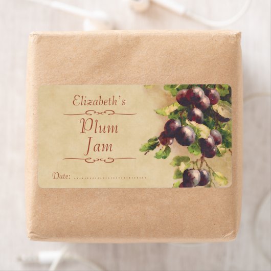 梅缶詰ラベル ラベル (インサイチュ)