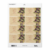 梅缶詰ラベル ラベル (フルシート)