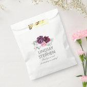 梅花とブルゴーニュエレガント花 フェイバーバッグ (封をした状態)