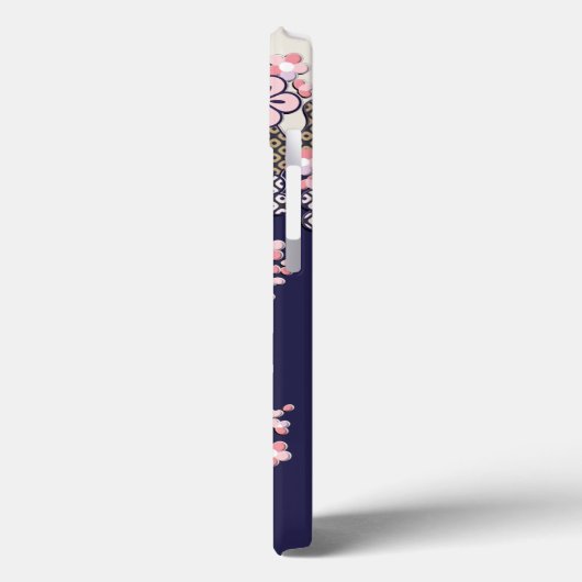 梅花伝統的織物 Case-Mate iPhoneケース (裏面 / 左)