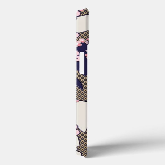 梅花伝統的織物 Case-Mate iPhoneケース (裏面 / 右)