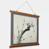 梅花北斎・浮世絵 吊り下げ型タペストリー (傾斜あり)