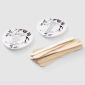 梅花墨絵 ハンドファン (組立なし)