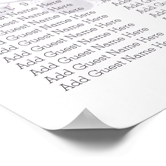 梅花墨絵 ポスター (角)