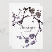 梅花墨 サンキューカード (正面/裏面)