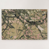梅花小禽図, 若冲 Plum Blossoms & Small Birds, Jakuchū ジグソーパズル (横)
