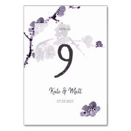 梅花澄江 テーブルナンバー