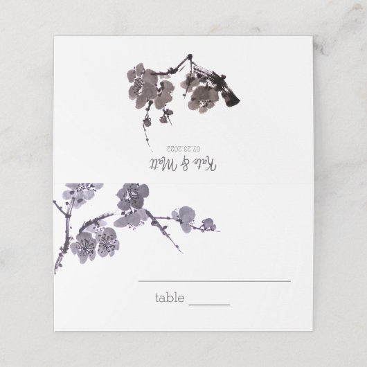 梅花澄江 プレイスカード (外部開封)