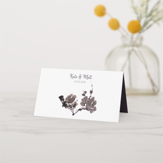 梅花澄江 プレイスカード (裏面)