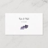 梅花澄江 プレイスカード (裏面)