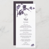 梅花澄江 メニュー (正面/裏面)