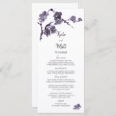 梅花澄江 メニュー (正面/裏面)