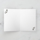 梅花線芸術 – 植物学カード カード (内部)