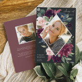 梅花 |写真卒業のお知らせ 案内状