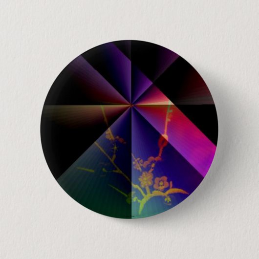 梅花 – 梅花 – ボタン 缶バッジ (正面)