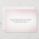 梅赤面花真正銘 サンキューカード (裏面)