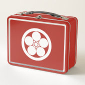 梅鉢スタイル梅花弁当 メタルランチボックス (正面)