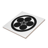 梅鉢スタイル梅 タイル (側面)