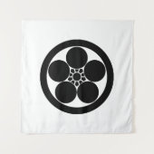 梅鉢スタイル梅 タペストリー (正面)