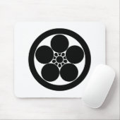 梅鉢スタイル梅 マウスパッド (マウス)