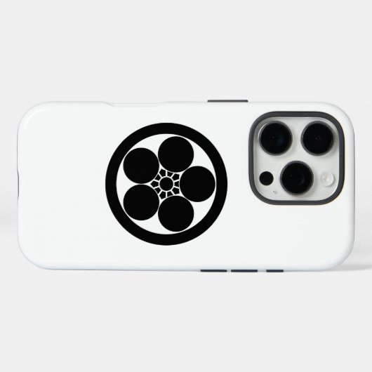 梅鉢スタイル梅 Case-Mate iPhoneケース (裏面 (横))