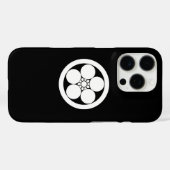 梅鉢 – スタイルの梅が円状に咲く Case-Mate iPhoneケース (裏面 (横))