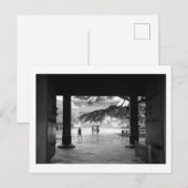 梅雨の季節: 東京・増上寺 ポストカード (正面/裏面)