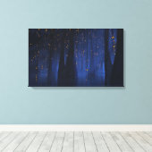 梅雨（夜） キャンバスプリント (インサイチュ (ウッドフロア))
