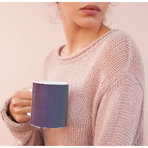 梅静け – 梅エレガントティール（緑がかった色）グラデーションマグカップ