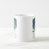 梟は点がある コーヒーマグカップ (中央)