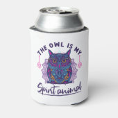 梟は私の魂の動物だ 缶クーラー (缶裏面)