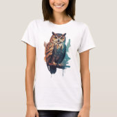 梟 Tシャツ (正面)