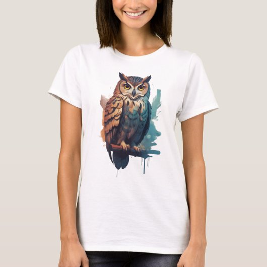 梟 Tシャツ (正面)