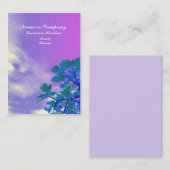 梢 名刺 (正面/裏面)