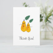 梨おもしろい類 サンキューカード (スタンド正面)