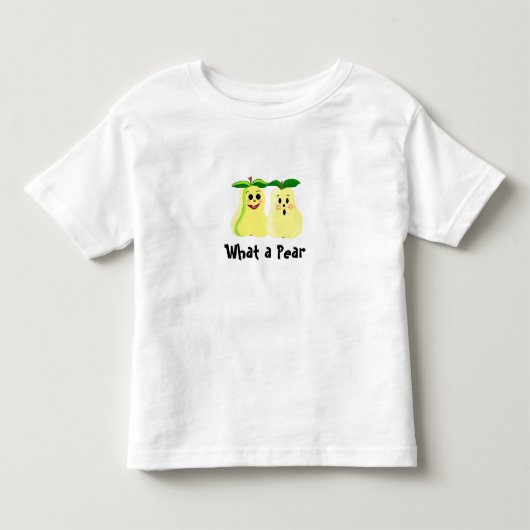 梨ってなんて良いんでしょう トドラーTシャツ (正面)