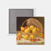 梨とリンゴのバスケット マグネット (正面/裏面)