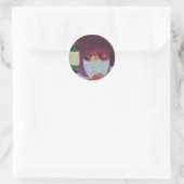 梨とリンゴ ラウンドシール (バッグ)