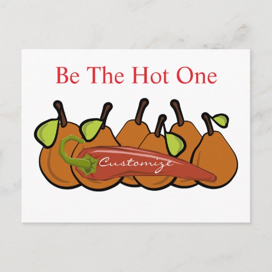 梨と熱いチリ雷鳴_Cove ポストカード (正面)