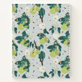 梨と蜂の入った植物性フローラ園レシピ ノートブック (裏面)