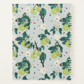 梨と蜂の入った植物性フローラ園レシピ プランナー手帳 (裏面)