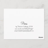 梨のアートカード ポストカード (裏面)