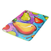 梨のアーポップ・アートのト バスマット (アングル)