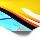 梨のアーポップ・アートのト ポスター (角)