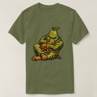 梨のグラップリング ファイター — ヴィンテージ レトロ BJJ グラップリング Tシャツ