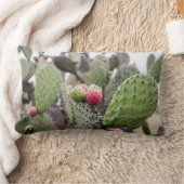 梨のサボテンのクローズアップ ランバークッション (ブランケット)