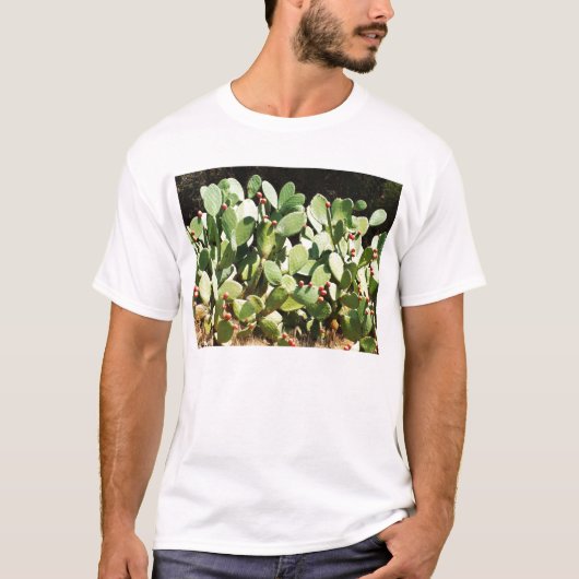 梨のサボテン Tシャツ (正面)