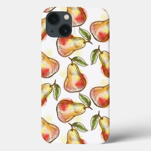 梨のパターン Case-Mate iPhoneケース (裏面)