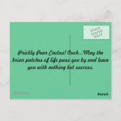 梨のピリッとした贈り物 ポストカード (裏面)